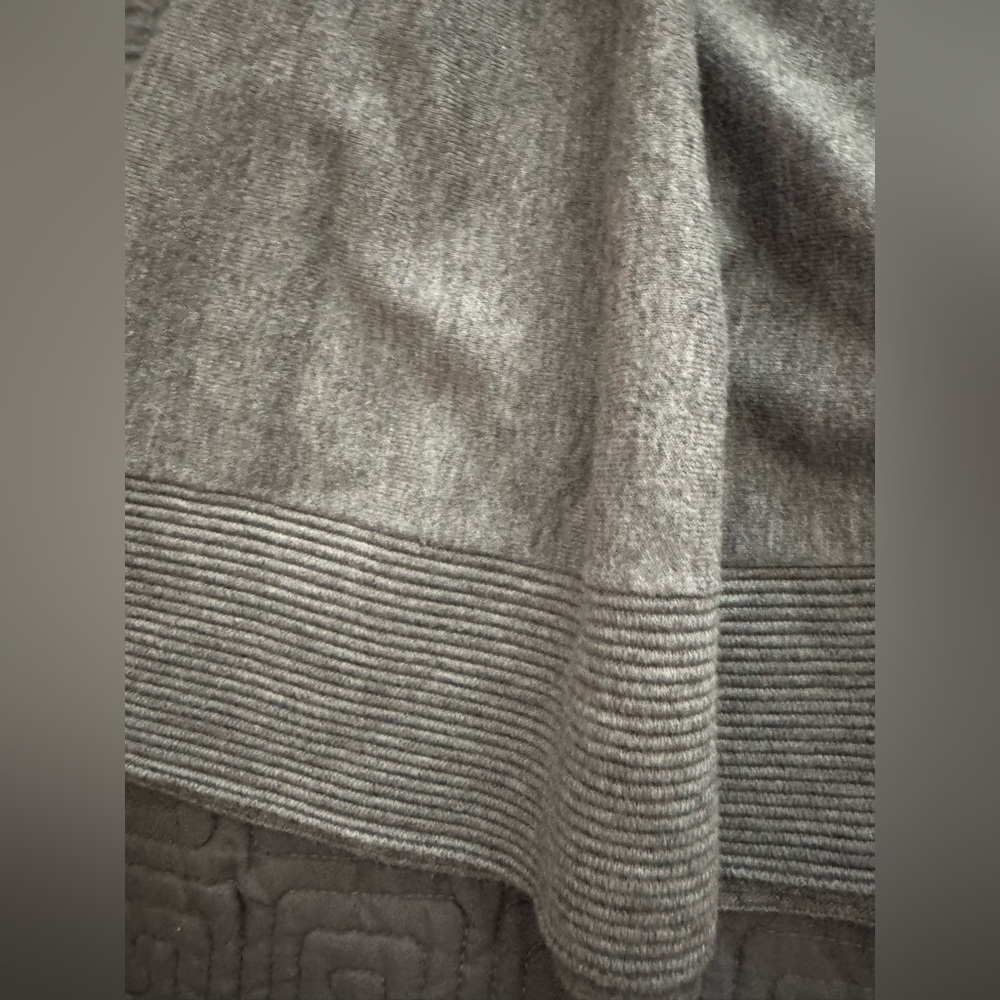 Girls Mayoral Long Sleeve Gray Dress - Picture 4 of 5